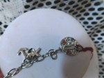 silver charm bracelet 7 ss f